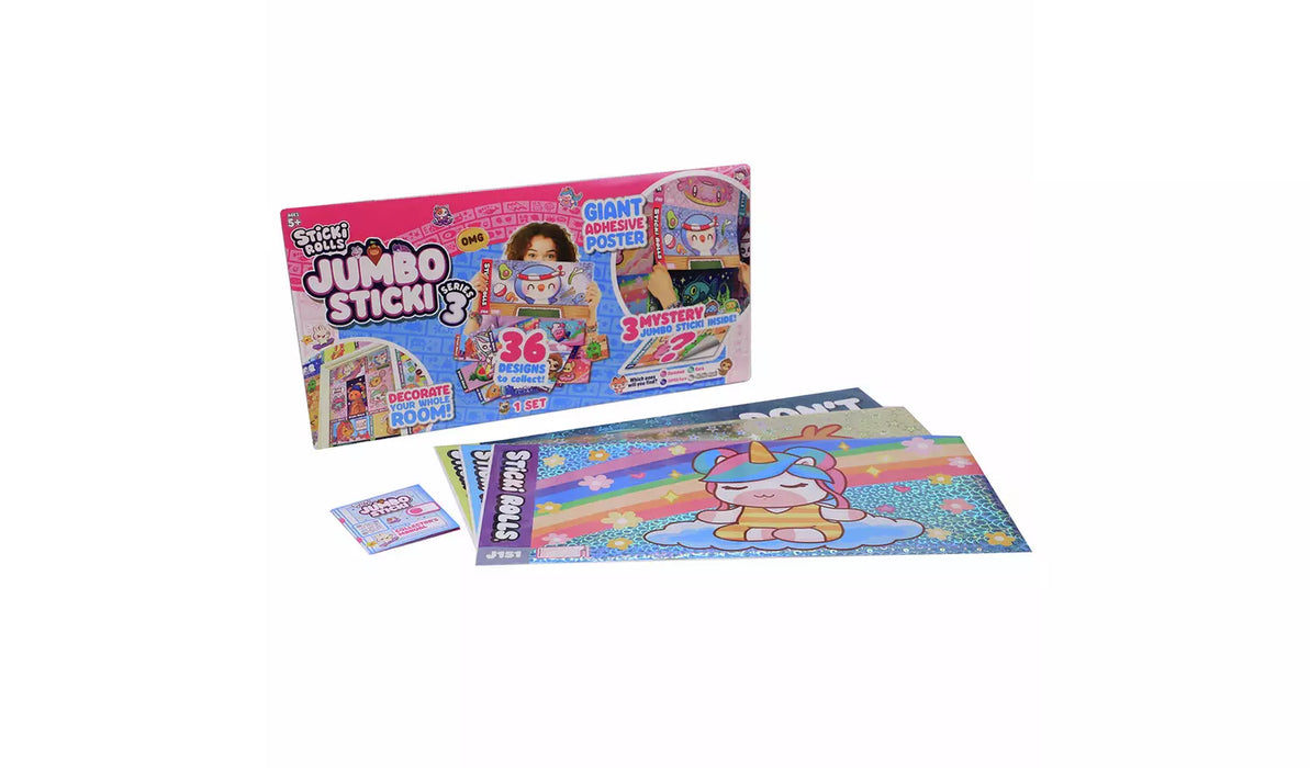 Sticki Rolls Jumbo Sticki 3-Pack Series 3
