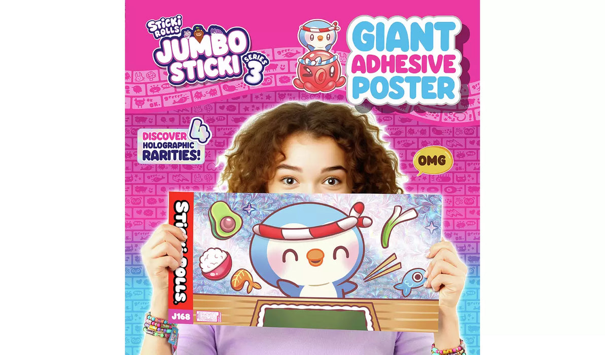 Sticki Rolls Jumbo Sticki 3-Pack Series 3
