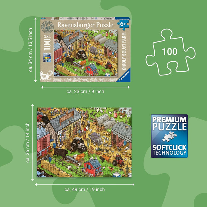 Ravensburger Diddly Squat Farm 100pc Puzzle