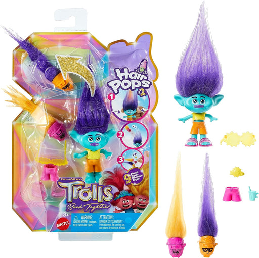 Trolls Band Together Hair Pops Branch Small Doll