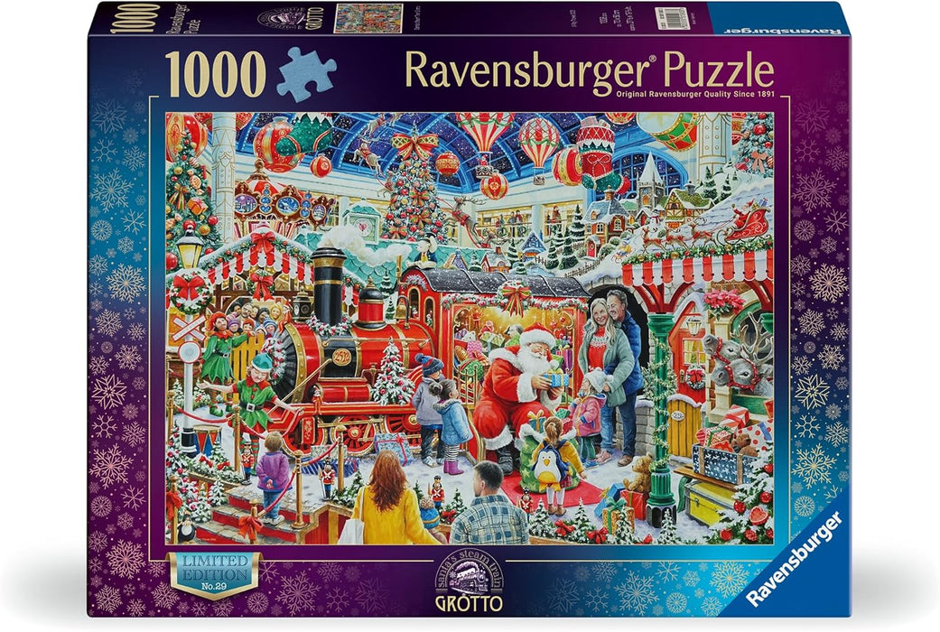Ravensburger - Christmas No29: Santa's Steam Train Grotto Puzzle (1000pc)