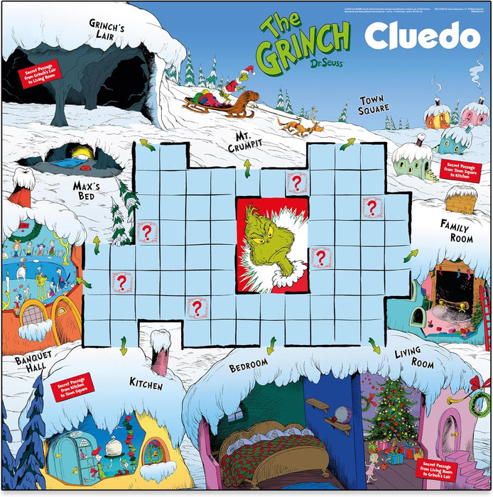 Cluedo Grinch Board Game