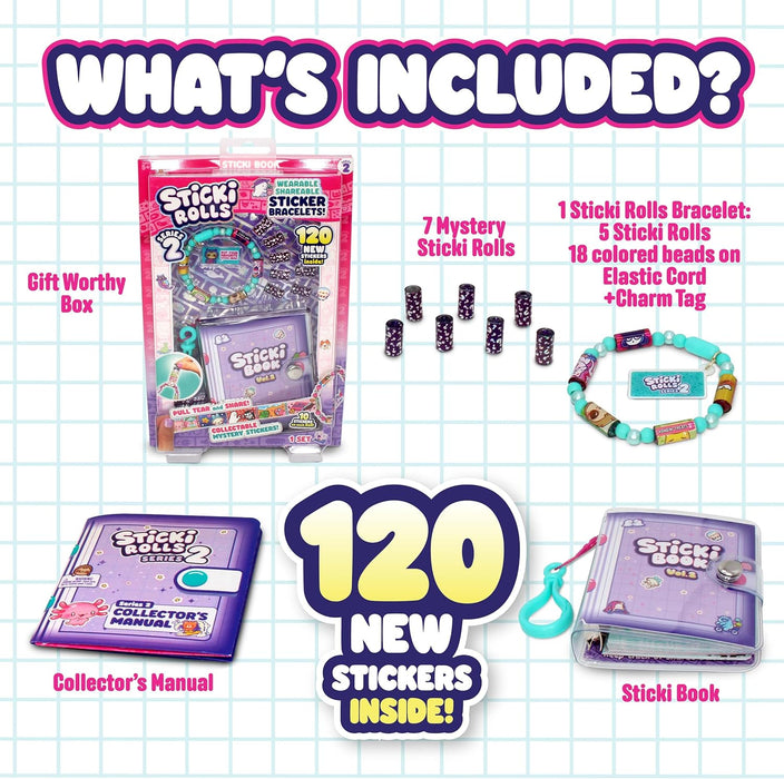 Sticki Rolls - Series 2 Sticki Book Pack