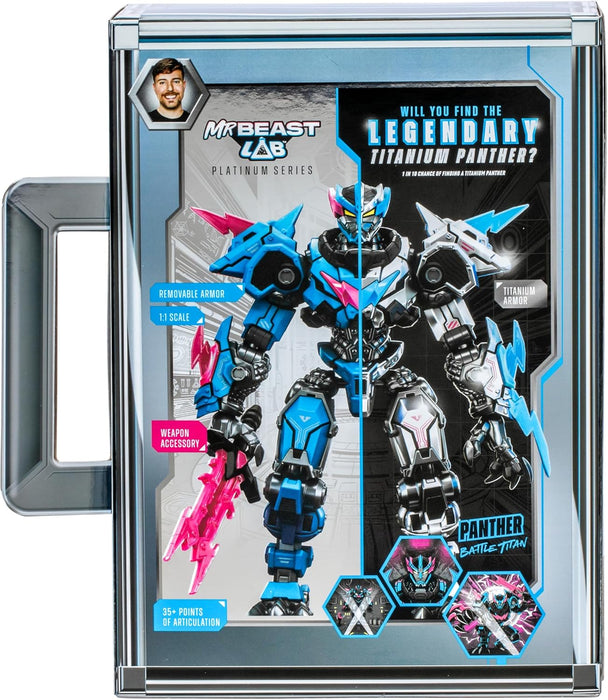 Mr Beast Lab Collector Panther Battle Titan Figure
