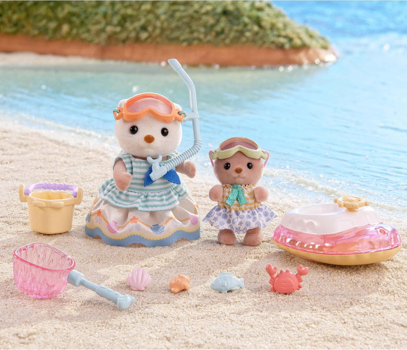 Sylvanian Families - Sea Otter Sisters-Splashy Snorkel Set