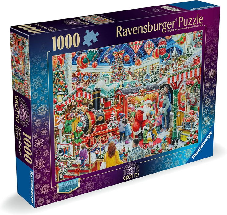 Ravensburger - Christmas No29: Santa's Steam Train Grotto Puzzle (1000pc)