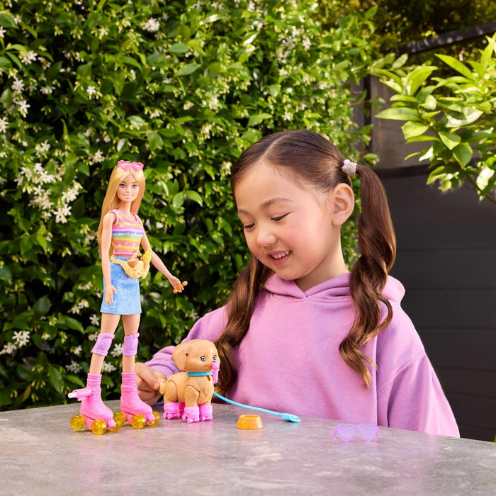 Barbie Family and Friends Roller Skating Pup