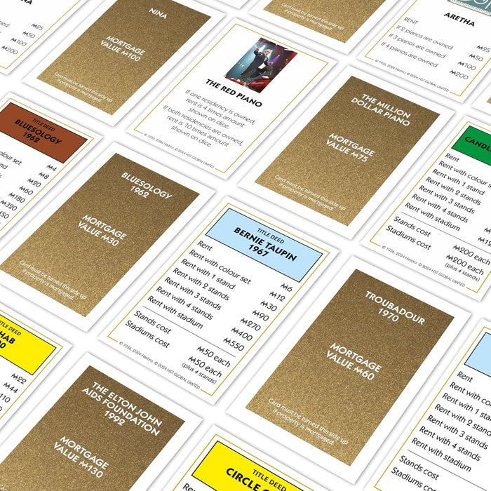 Monopoly Elton John Board Game