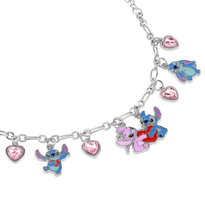 Disney Angel & Stitch Charm Bracelet