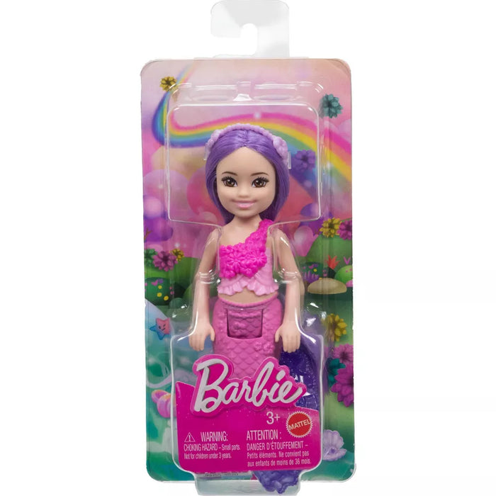 Barbie Chelsea Fantasy Mermaid Doll with Pink Hair