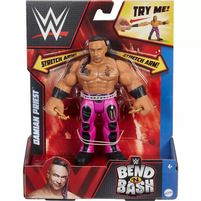 WWE Bend N Bash Figure Damian Priest REACTIVE Toys