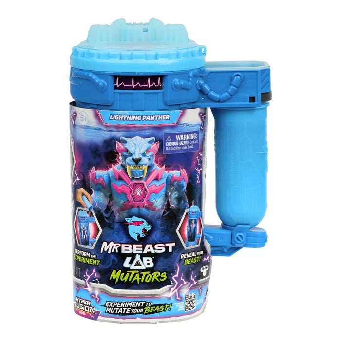 Mr Beast Lab Mech Chamber Lightning Panther Figure