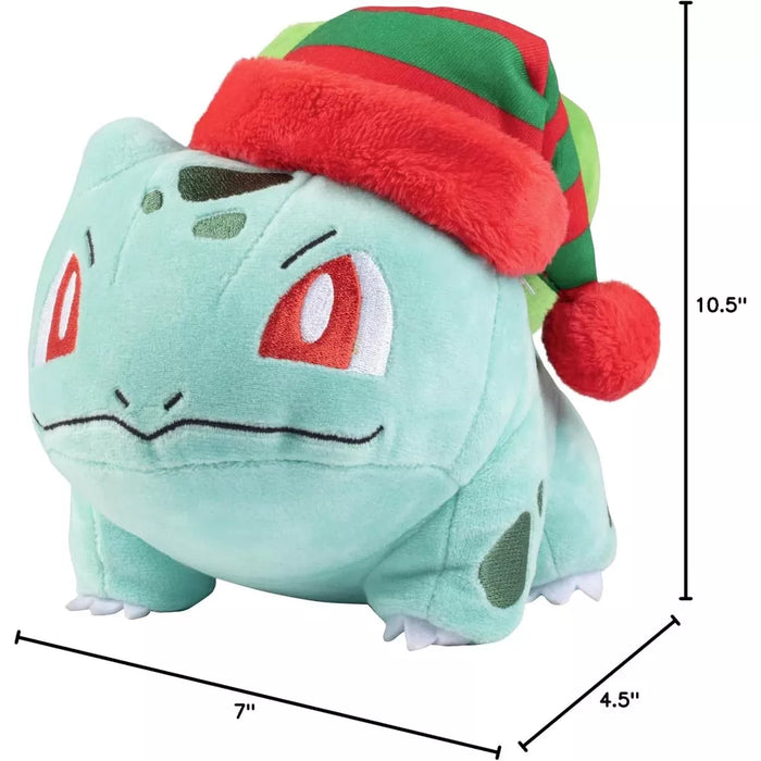 Pokemon - 8" Bulbasaur With Striped Hat Plush