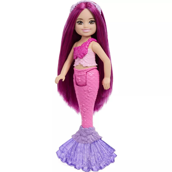 Barbie Chelsea Fantasy Mermaid Doll with Pink Hair