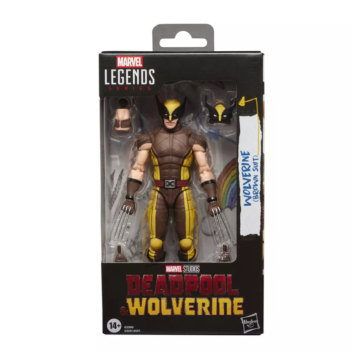 Marvel Legends Series Deadpool & Wolverine Brown Suit Action Figure