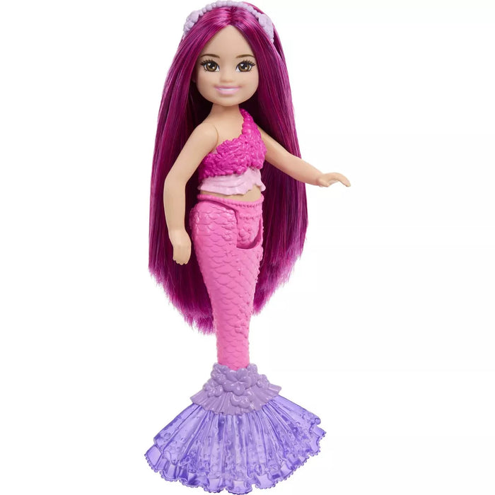 Barbie Chelsea Fantasy Mermaid Doll with Pink Hair