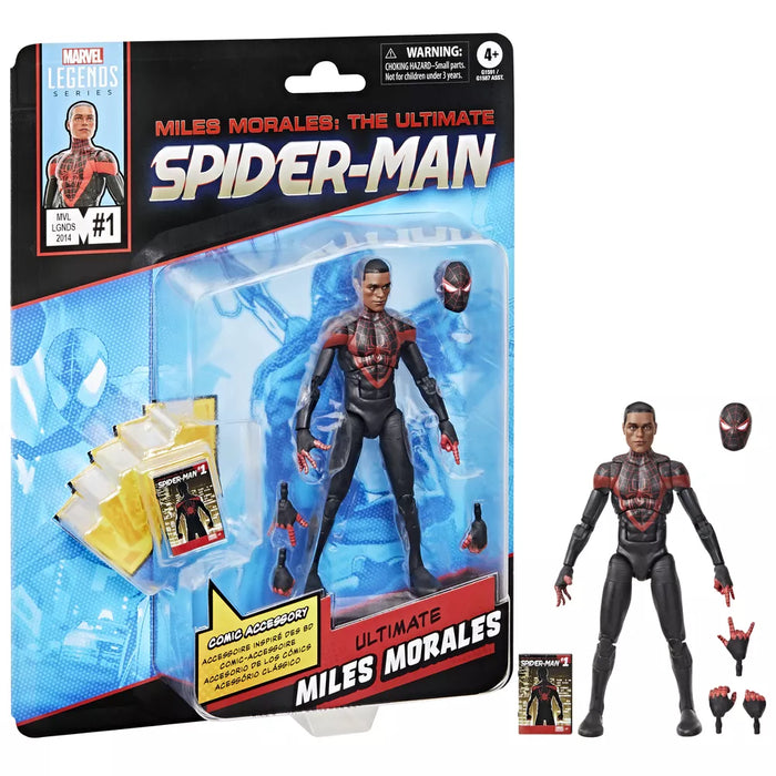 Marvel Legends Series - Mcomics: Miles Morales The Ultimate Spider-Man Action Figure