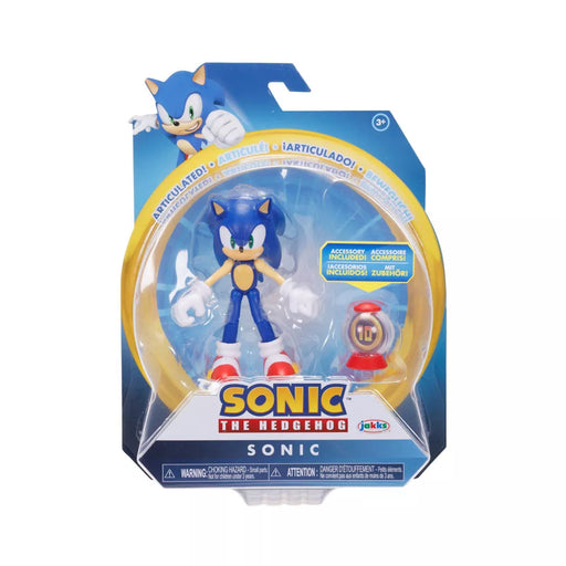 Sonic The Hedgehog - 4" Articulated Sonic Figure With Accessory