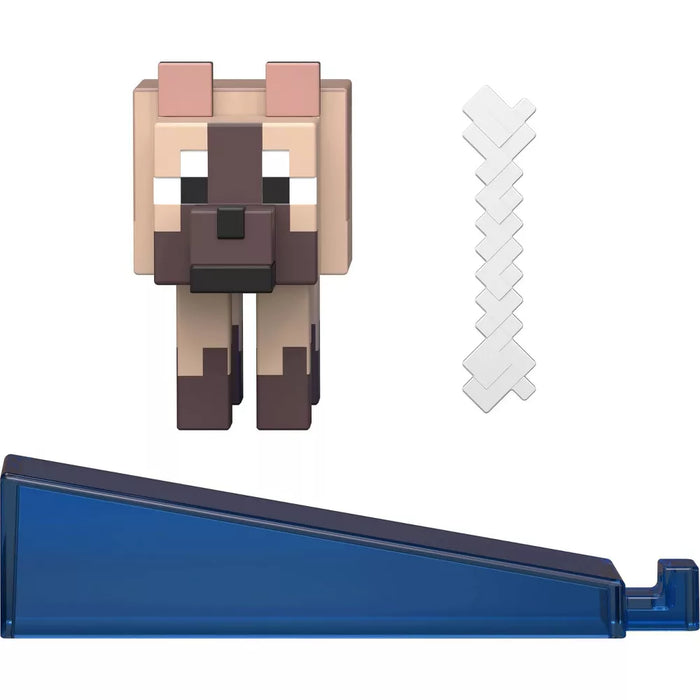 Minecraft - Chestnut Wolf Redstone 3.25" Core Figure