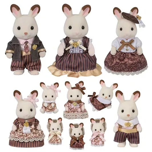 Sylvanian Families - Chocolate Rabbit Family Anniversary Set