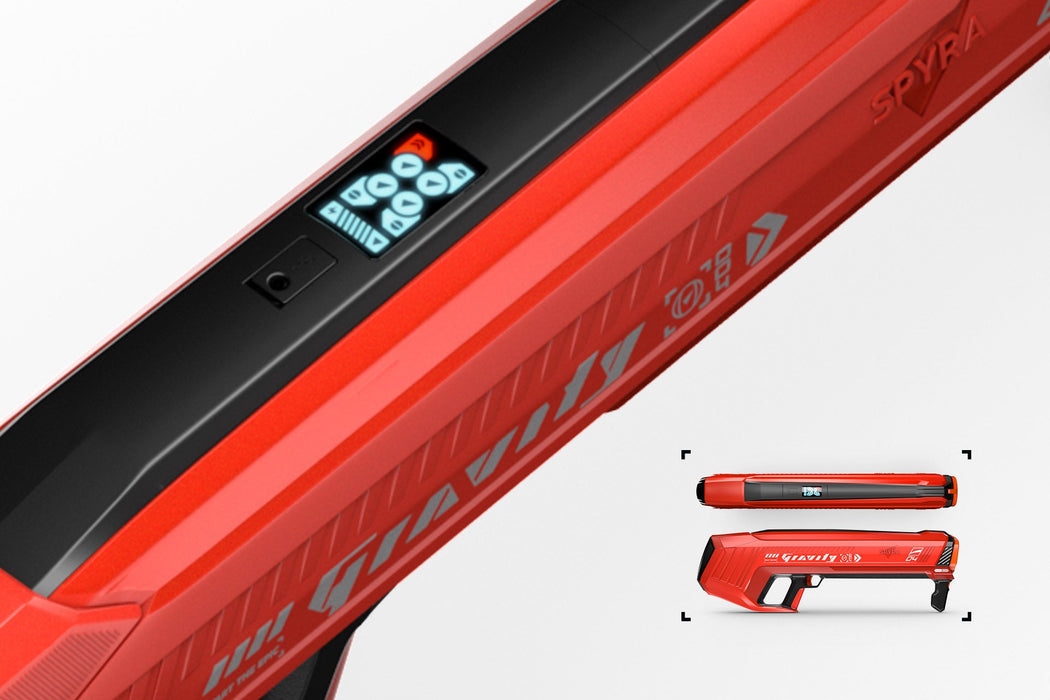 SPYRA Electric Red Water Bomb Launcher