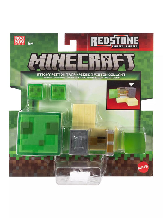 Minecraft Redstone Charged Sticky Piston Trap Playset