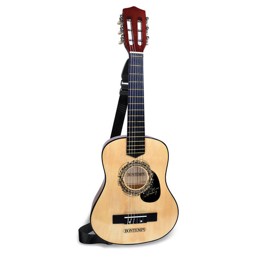 Bontempi - Wooden Guitar (Includes Shoulder Strap)