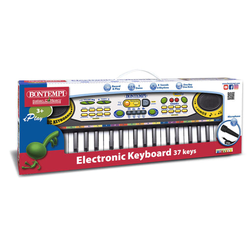 Bontempi - 37 Key Electronic Keyboard With Microphone