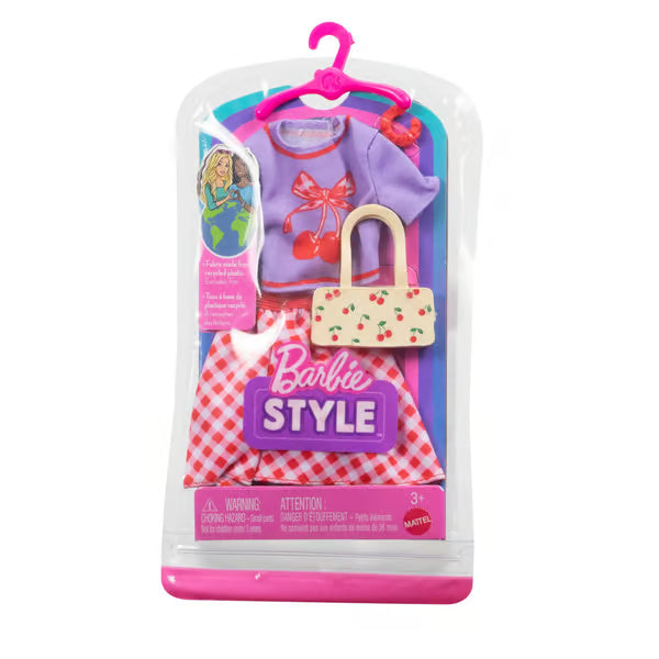 Barbie Cherry Top & Skirt Complete Look Fashion Pack