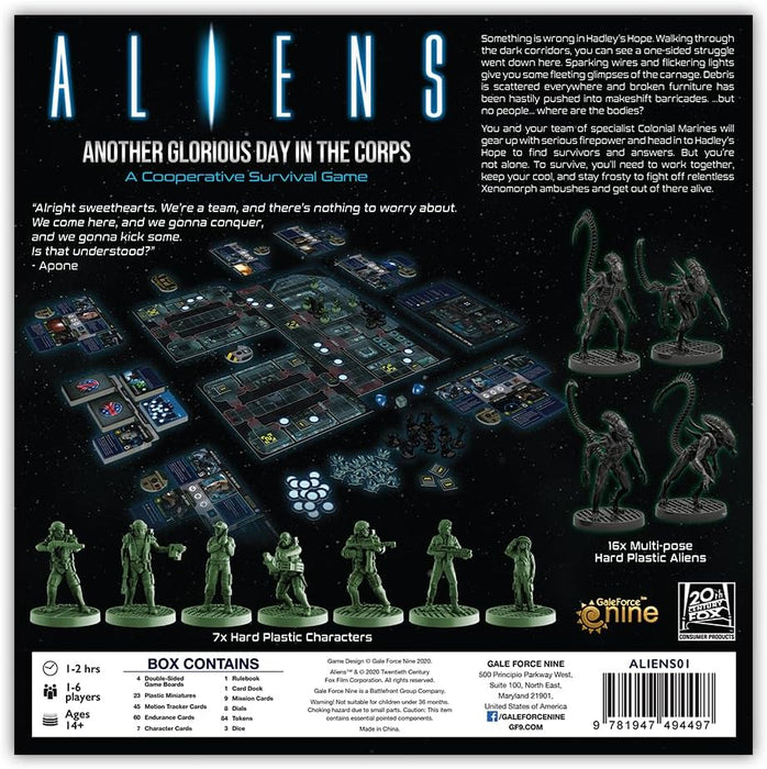 Aliens: Another Glorious Day In The Corps Board Game