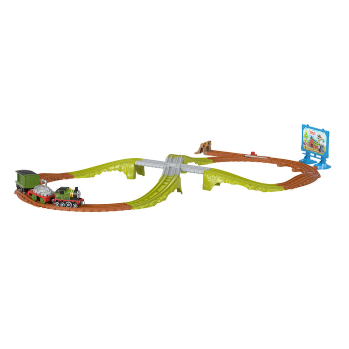 Thomas & Friends Push Along Train Track - Whiff's Recycling Run Playset