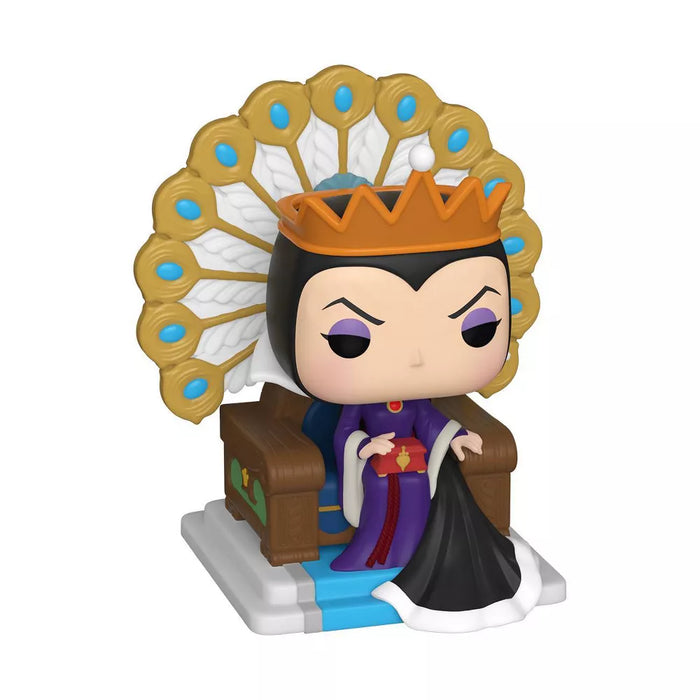 Funko - Deluxe: Disney Villains (Evil Queen On Throne) POP! Vinyl