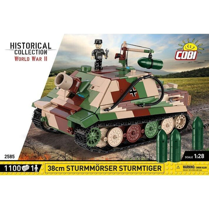 Cobi 2585 - World War II - Sturmmorser Tiger 1100 pcs