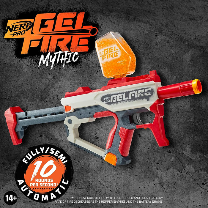 NERF Pro - Gelfire Mythic Blaster & 1600 Hydrated Gelfire Rounds