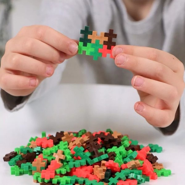 Plus-Plus: Jungle Mix Tube (100pc)