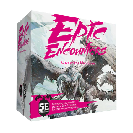 Epic Encounter RPG: Cave of the Manticore Board Game