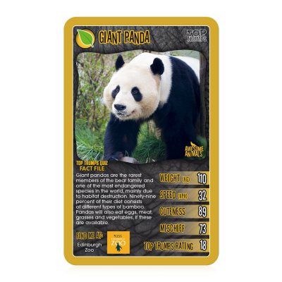 Top Trumps Classics Awesome Animals Card Game