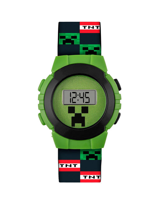 Minecraft Green Digital Watch