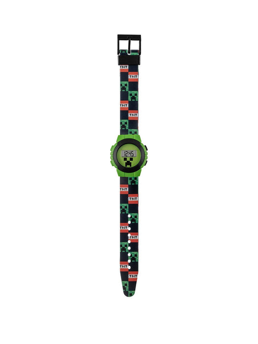 Minecraft Green Digital Watch