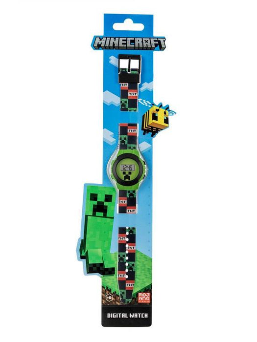 Minecraft Green Digital Watch