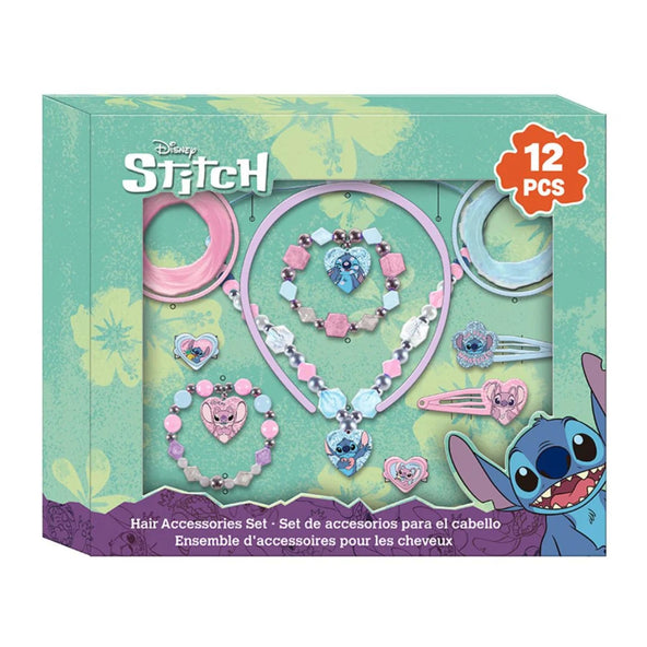 Disney Stitch 12pc Hair Accessories Set