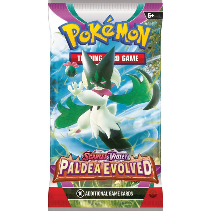 Pokémon TCG: Scarlet & Violet 2 - Paldea Evolved Trading Cards (1 Single Pack)