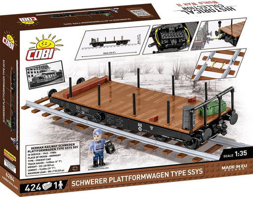 COBI - WWII Schwerer Plattformwagen Type SSYS