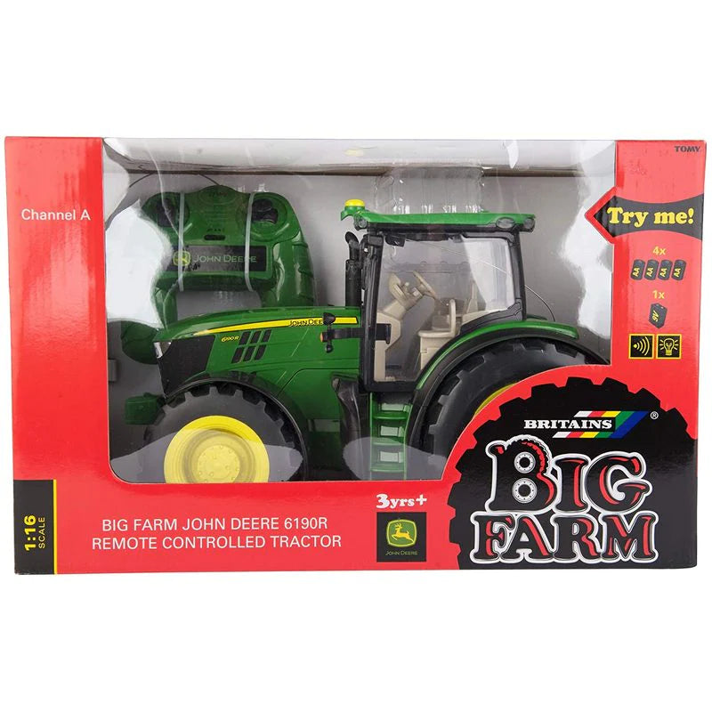 John Deere Remote Control 6190R Tractor — REACTIVE Toys