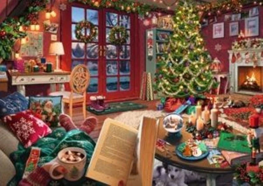 Ravensburger My Haven No.14 Christmas Shed 1000pc Puzzle