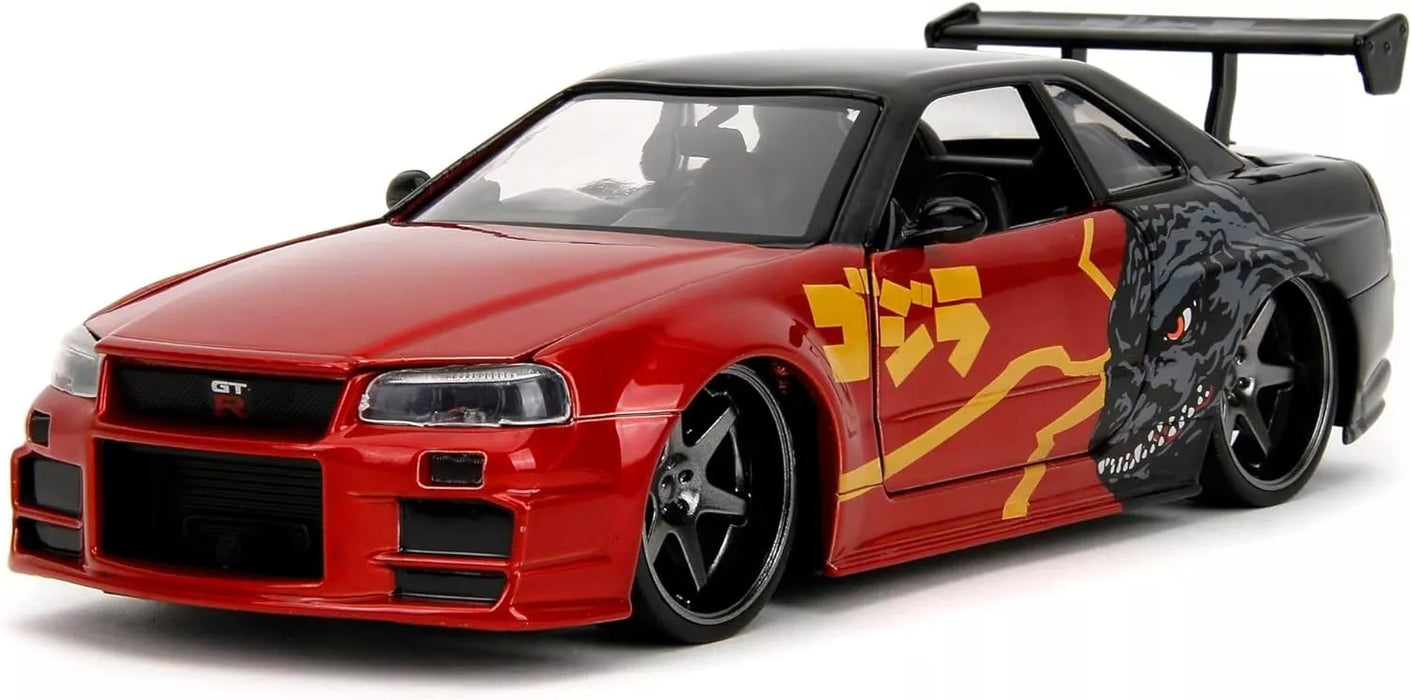Jada - Godzilla Nissan GTR 1:24 Die-Cast Collectible Car