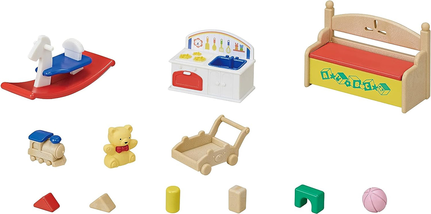 Sylvanian Families - Baby's Toy Box: Snow Rabbit & Panda Babies