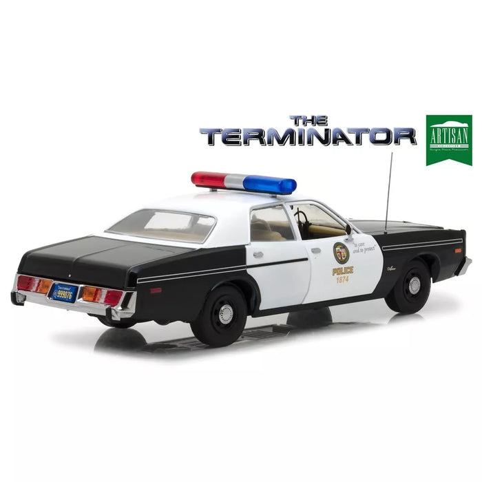 Greenlight Artisan Collection - The Terminator (1984) Dodge Monaco Collectible Car
