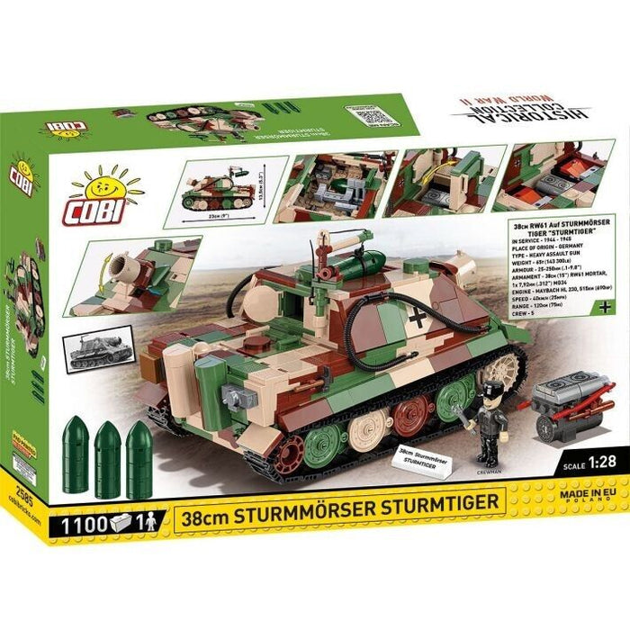Cobi 2585 - World War II - Sturmmorser Tiger 1100 pcs
