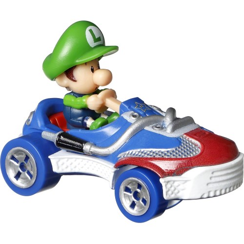 Hot Wheels - Die-cast Baby Luigi Standard Mario Kart